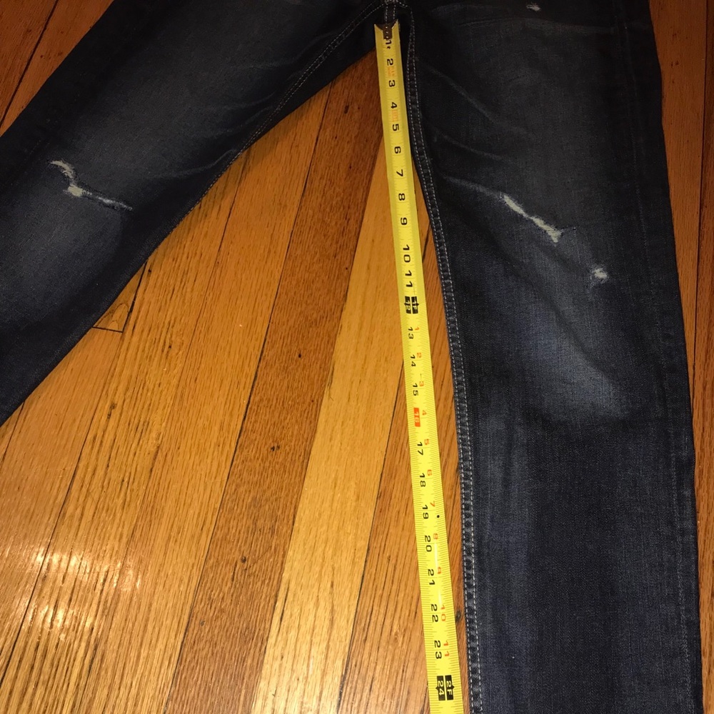 Arizona high waisted skinny jeans size 5 junior back to school pants blue - Picture 3 of 8