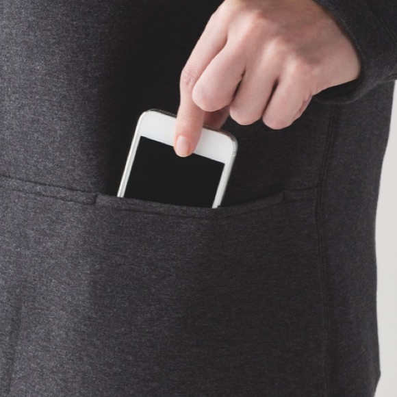 • Lululemon • City Bound Dress Heathered Black 8 - Picture 3 of 7