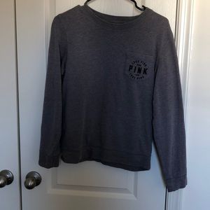 PINK crew neck sweatshirt