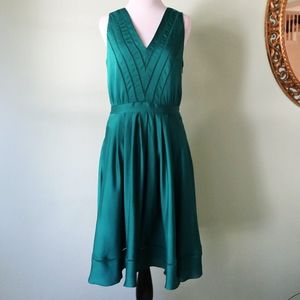Banana Republic Emerald Dress