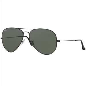 Ray-Ban Aviator II Large Metal Sunglasses, Black
