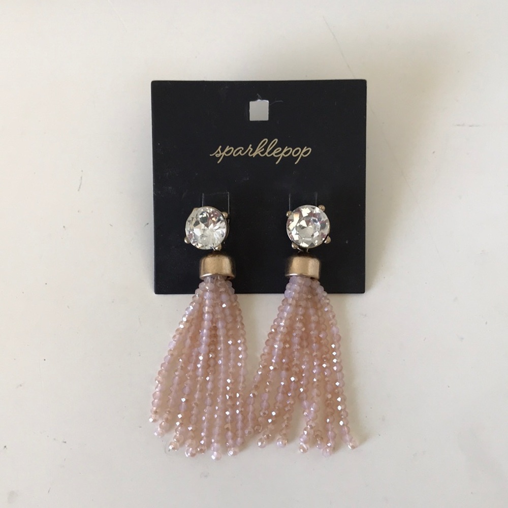 Sparkle Pop Tassel Earrings