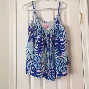 NWOT Lilly Pulitzer Tropi Call Me Tank Top