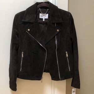 BCBGeneration Real Suede Moto Jacket