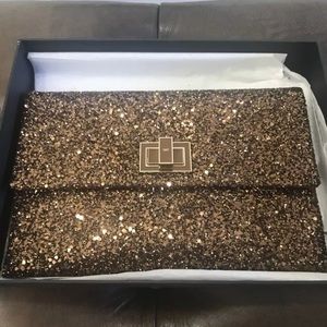 Anya Hindmarch Valorie Glitter Clutch