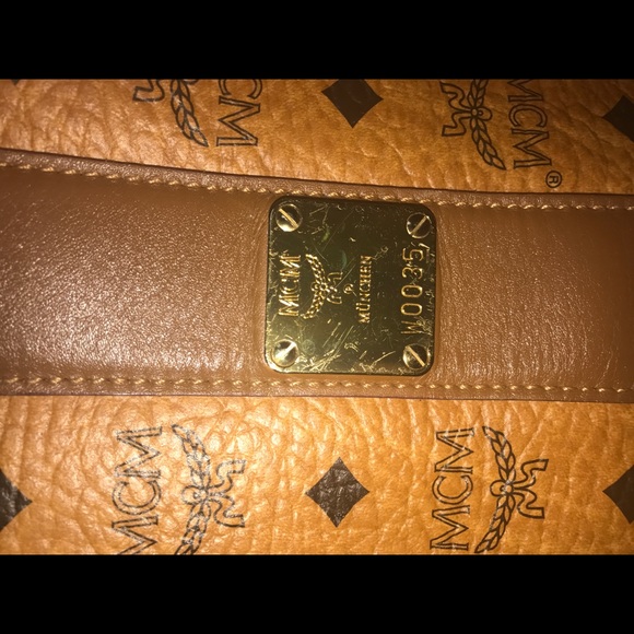 Authentic MCM Shopper + Pouch lowest $400 - Picture 3 of 5
