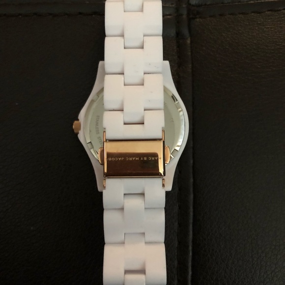 Marc By Marc Jacobs White and Gold watch main image 3