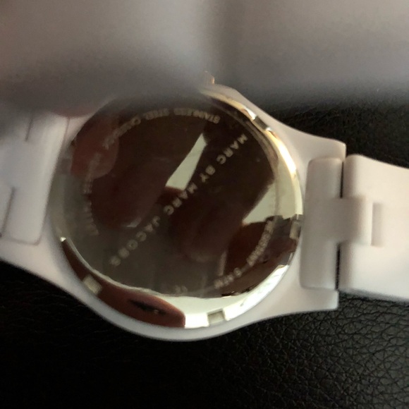 Marc By Marc Jacobs White and Gold watch