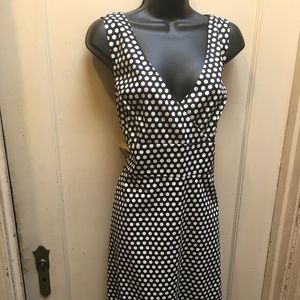 Spence Midi Polka Dot Dress