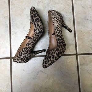 Cheetah print heels