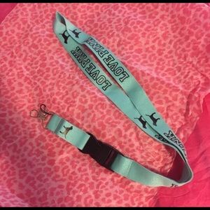 Pink lanyard ID Teal❣️