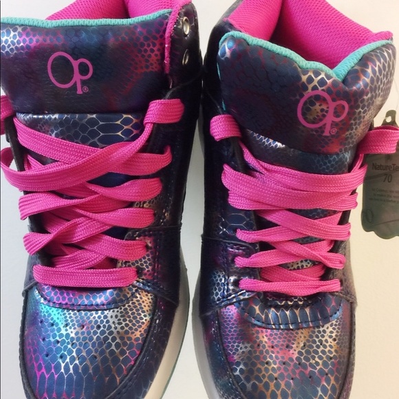 Pink/Blue Girl's Athletic Shoe Size 5 - Picture 7 of 11