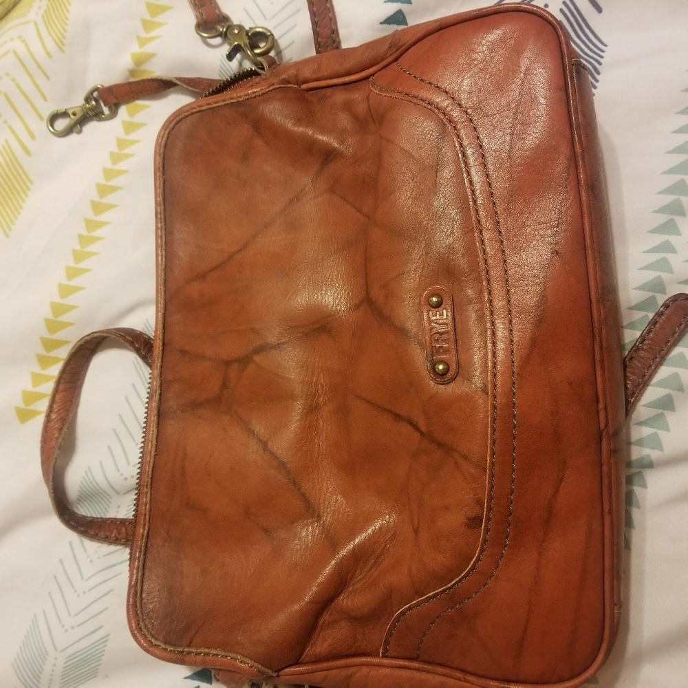 Frye authentic campus clutch crossbody