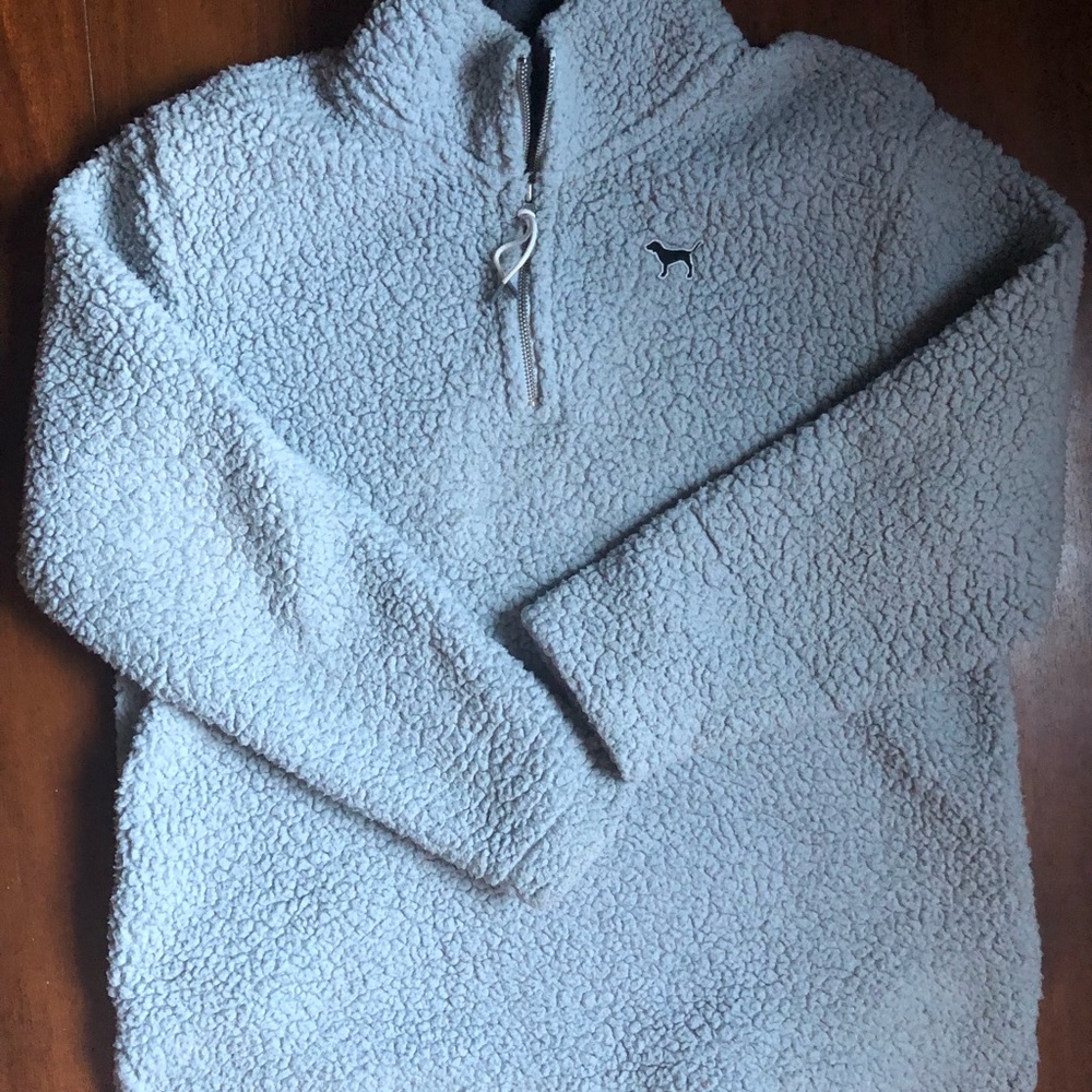 PINK Sherpa Quarter-Zip