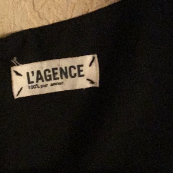 L’AGENCE BEAUTIFUL LITTLE BLACK DRESS WORN ONCE - Picture 2 of 8