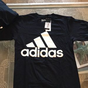 Men’s black Adidas logo t-shirt brand new