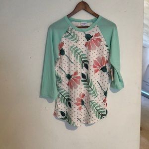 NWT Floral Luluaroe Randy Size Medium