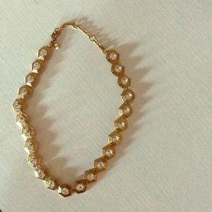 J Crew Hex Necklace