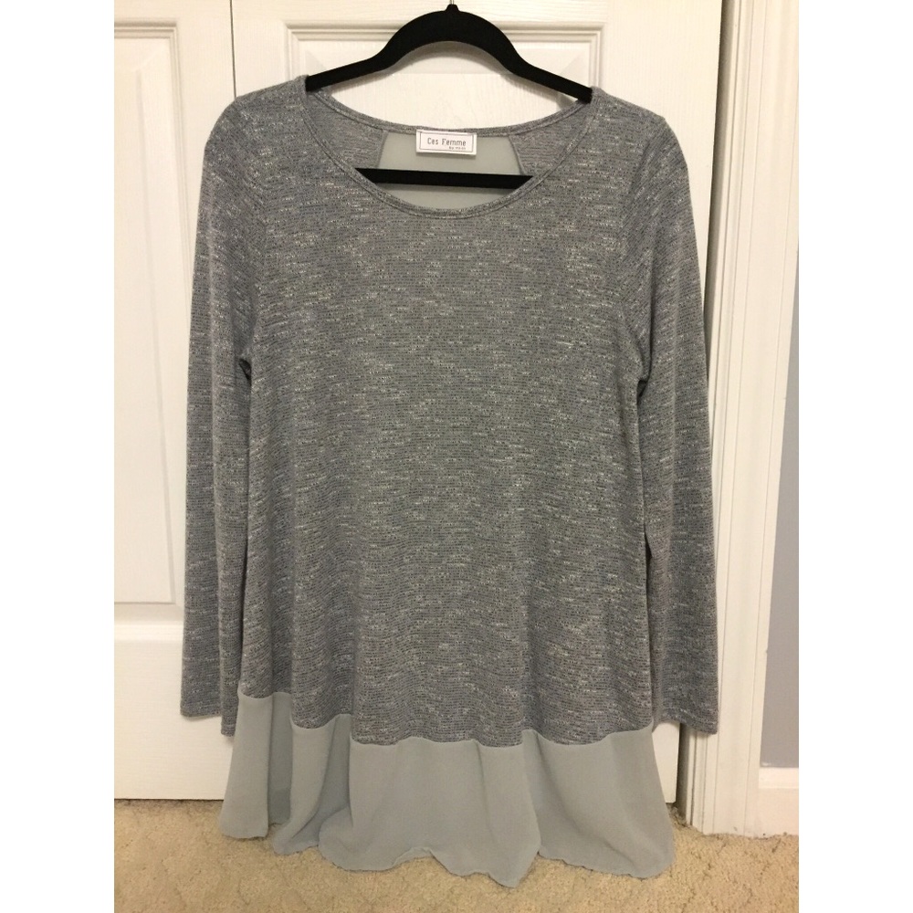 Gorgeous Heather Gray Sweater