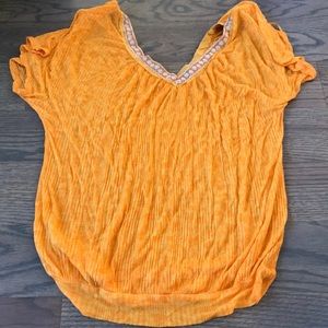 Free people flowy orange top (so pretty)