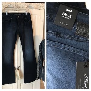 Mavi peace midrise Flare Stretch Denim Jeans 29x32