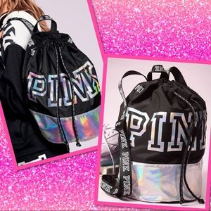 Victoria Secret PINK Drawstring Bag NEW With Tags