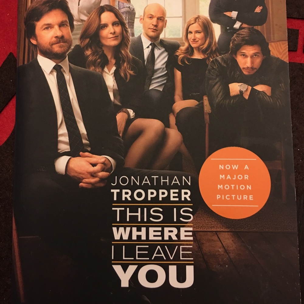 New-This is where I leave you hardcover book