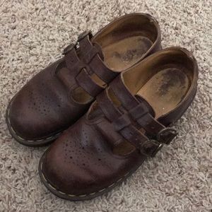 Dr Martens Mary Jane brownish red US 8.5 UK 6