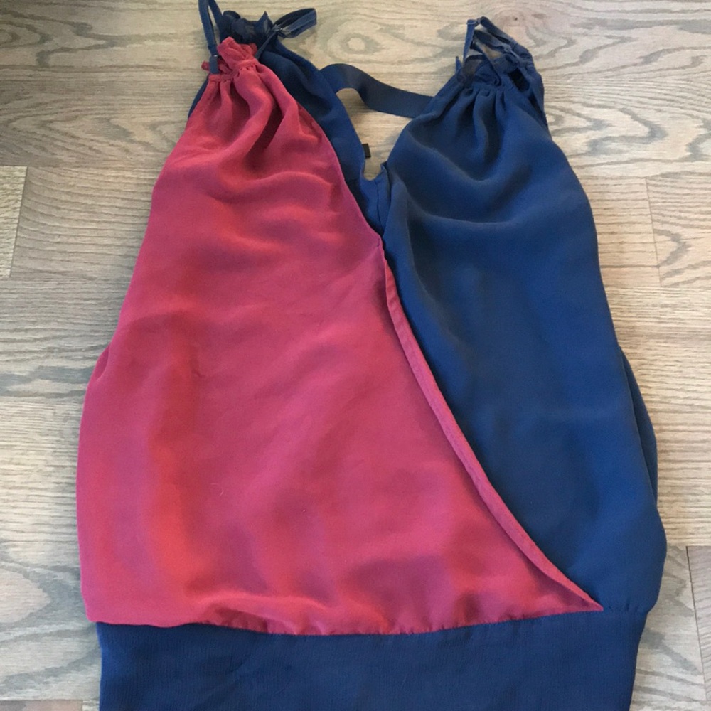 Low dip free flowing tank top