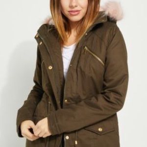 Green utility jacket/ military jacket