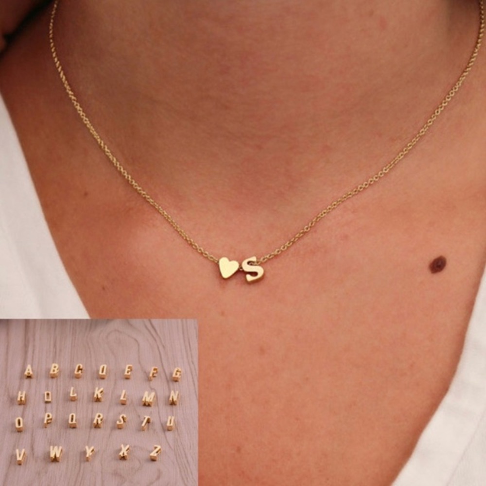 Say my name Initial Pendant Necklace