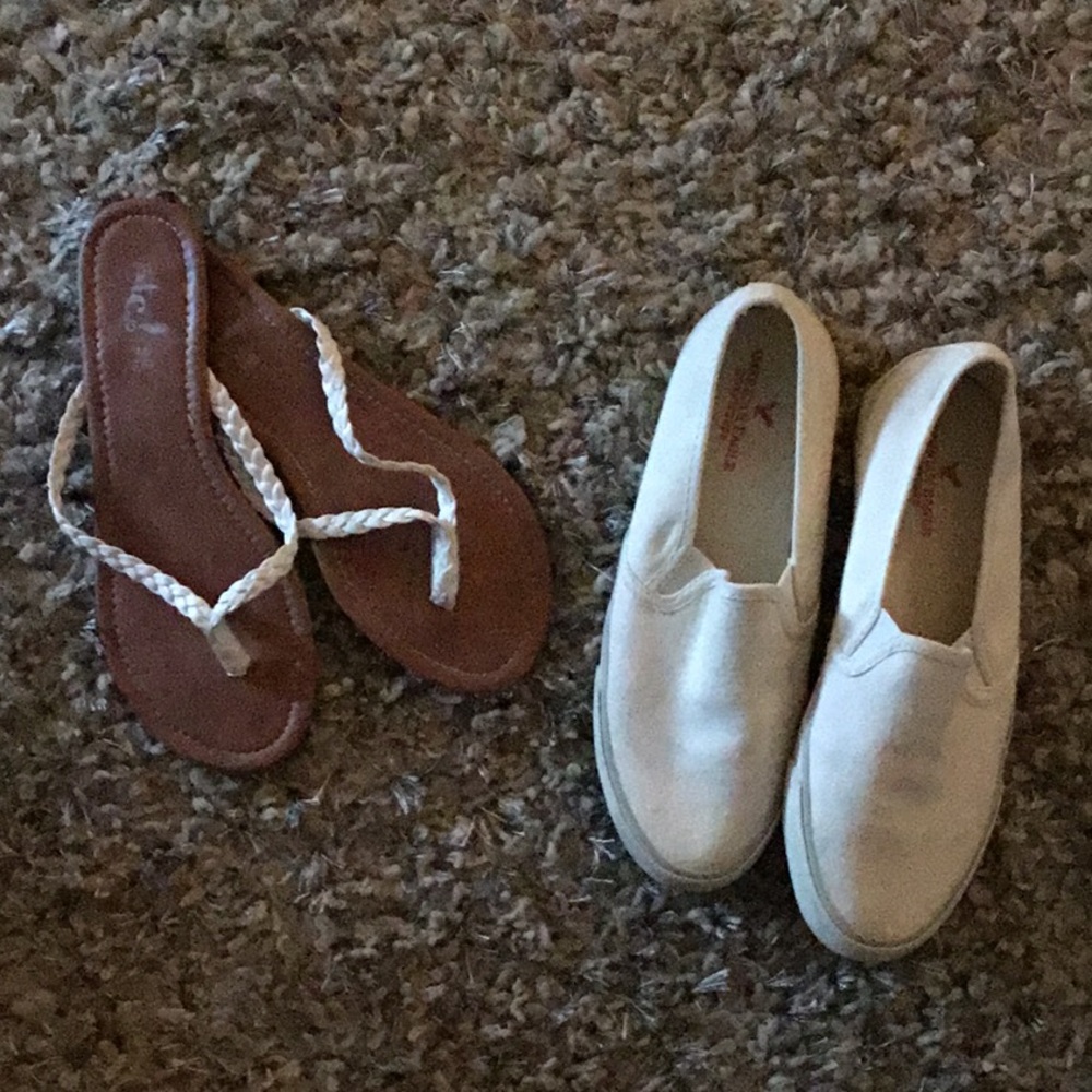 Loafers and flip flops