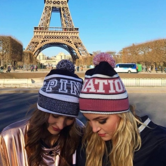 🚫SOLD🚫Vs PINK Nation Beanie - Picture 2 of 8