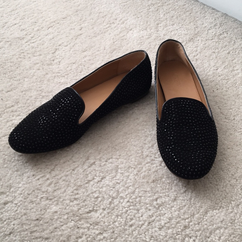 J.Crew embellished loafers