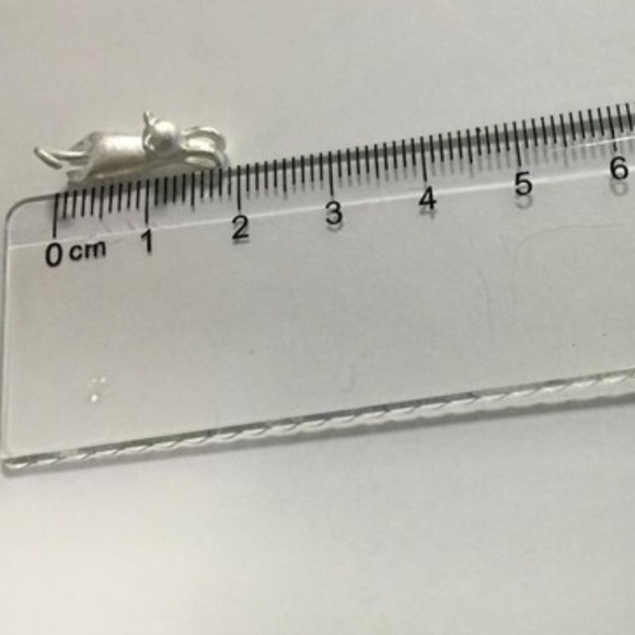 ♥️ONLY 1 LEFT! Sterling Silver Kitty Cat - Picture 3 of 7