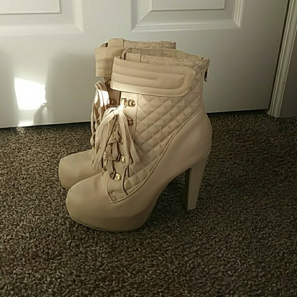 Winter Heeled Ankle Boots