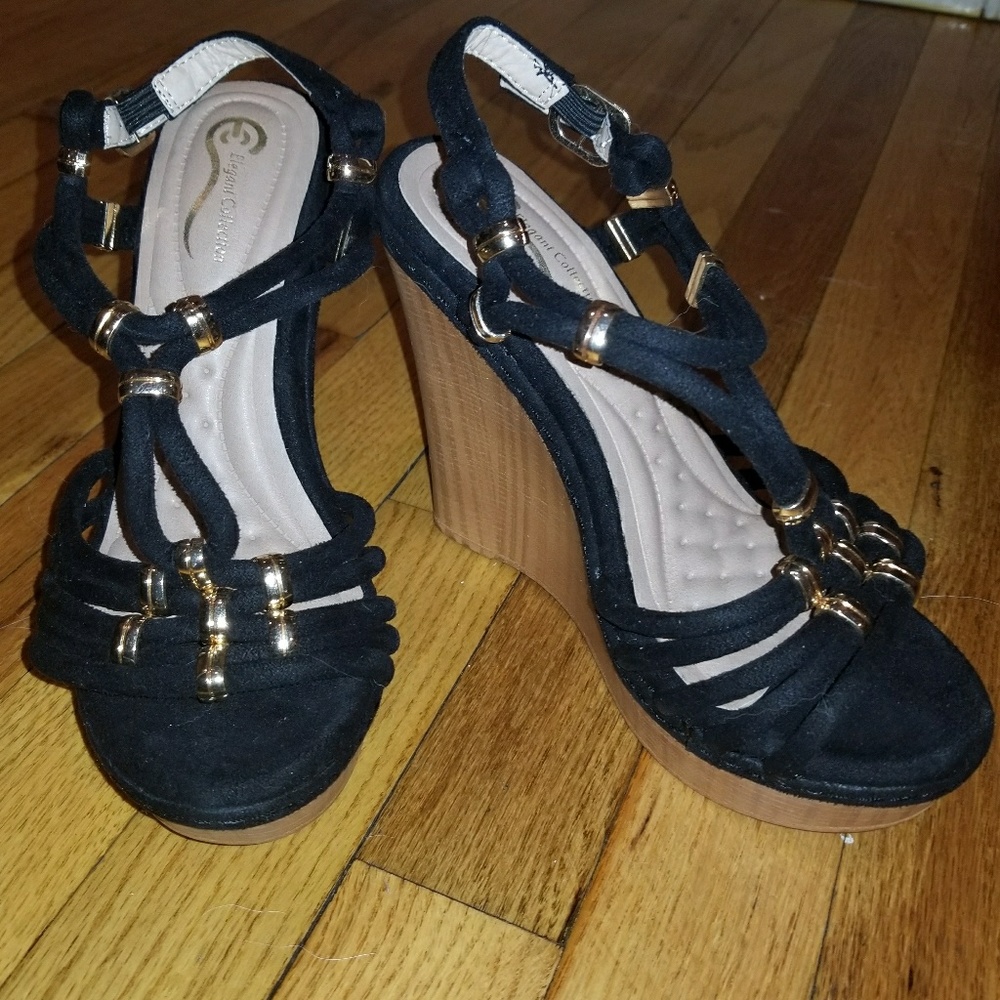 Black Fashion Edge Sandel