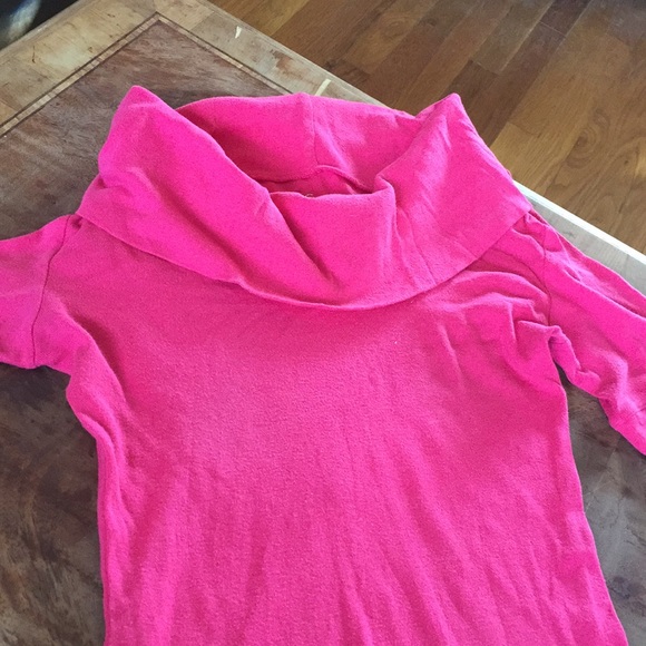 EXPRESS Pink Cowl Neck Dress Tunic Top 👚 - Picture 2 of 3