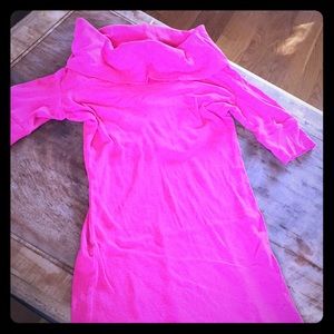 EXPRESS Pink Cowl Neck Dress Tunic Top 👚