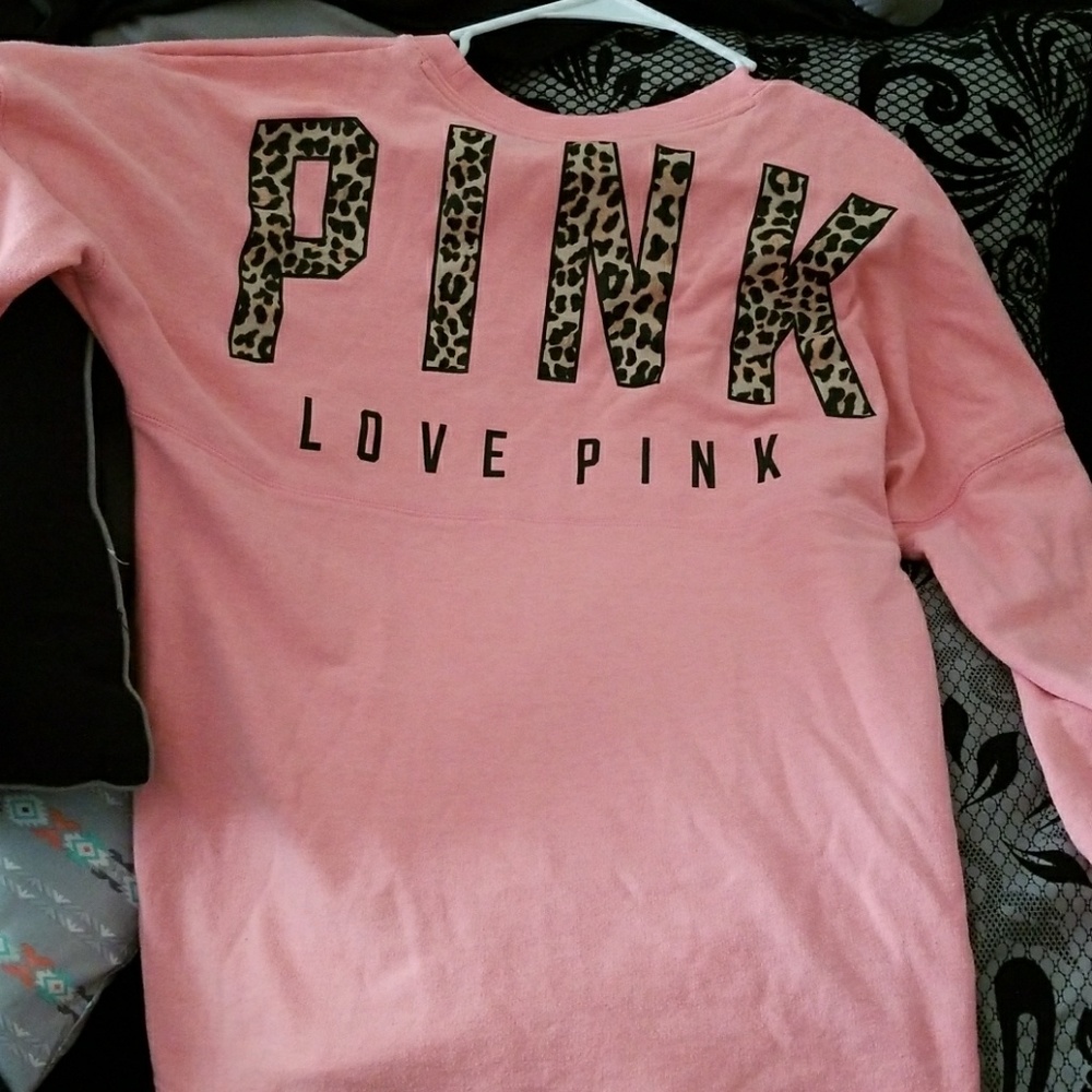 LONG SLEEVE PINK OVER SIZED PINK SHIRT