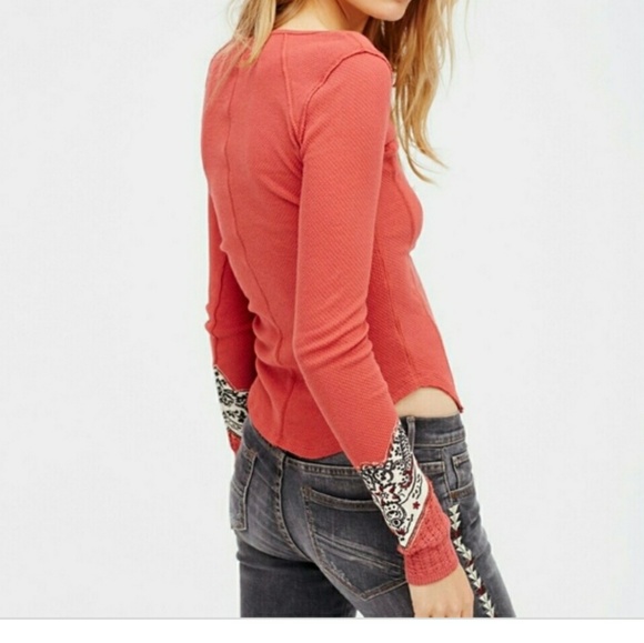 Free People thermal Cuff top - Picture 2 of 6