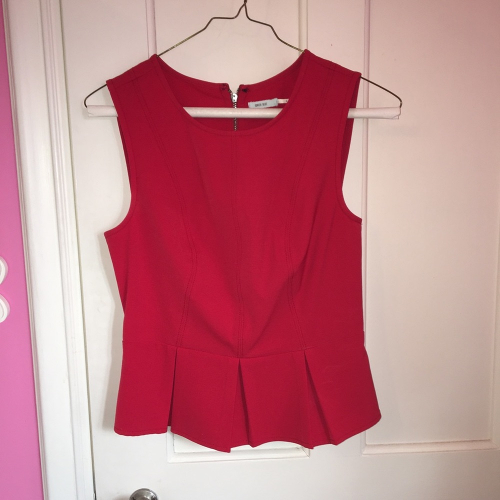 Red peplum from urban outfitters. Size small.