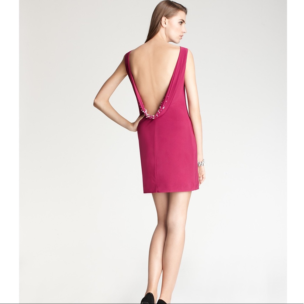 Badgley Mischka Drop Back Dress
