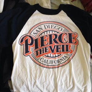 Pierce the Veil medium baseball band T-shirt