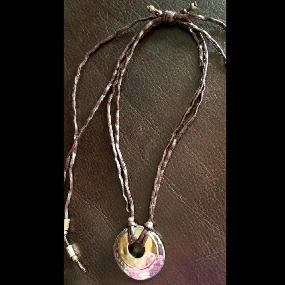 Repurposed Belt Buckle Necklace