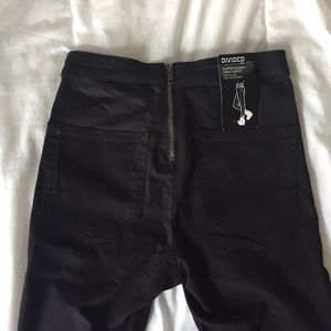 High Waisted Black Jeans