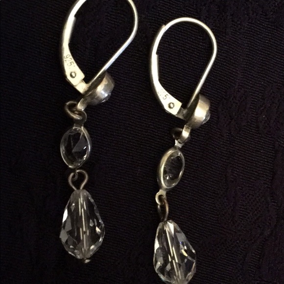 Sterling Silver Dangle Earrings - Picture 2 of 4