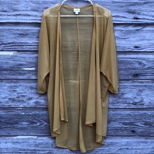 Sheer Yellow Lindsay Cardigan