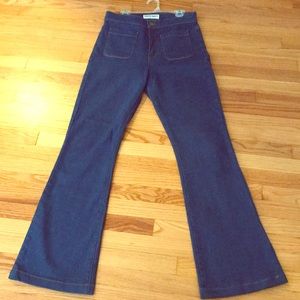 American apparel bell bottom jeans