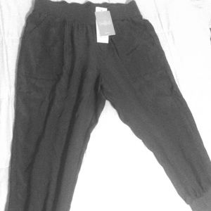 Anthropologie jogger - 100% silk